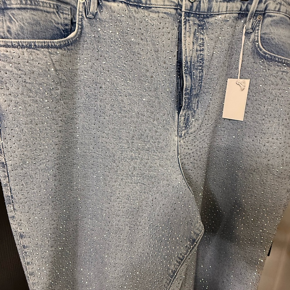 Good American Jeans with Sparkle Accents - Picture 4 of 4